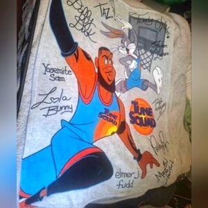 Space Jam A New Legacy LeBron James Bugs Bunny Fleece Throw Blanket